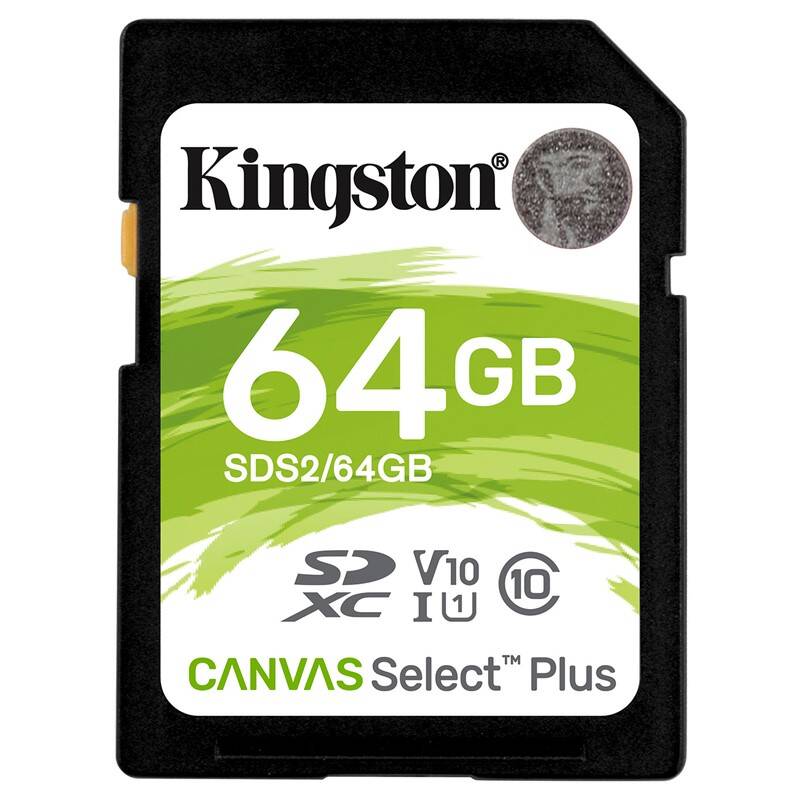 Pamäťová karta Kingston Canvas Select Plus SDXC 64GB UHS-I U1 (100R/10W) (SDS2/64GB)