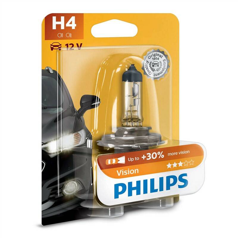 Autožiarovka Philips Vision H4, 1ks (12342PRB1)