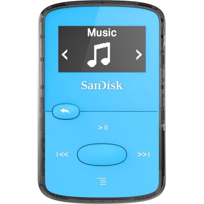 MP3 prehrávač SanDisk Clip Jam 8GB (SDMX26-008G-E46B) modrý