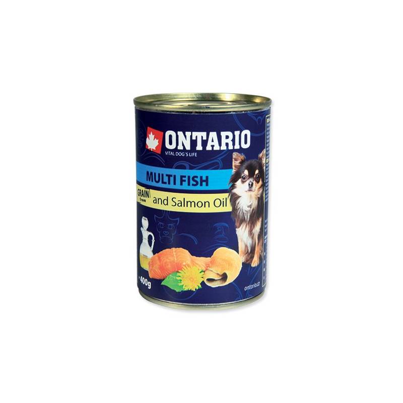 Obrázok Konzerva ONTARIO Mini Multi Fish and Salmon Oil 400 g