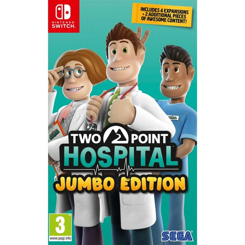 Obrázok Two Point Hospital: Jumbo Edition – Nintendo Switch (5055277042142)