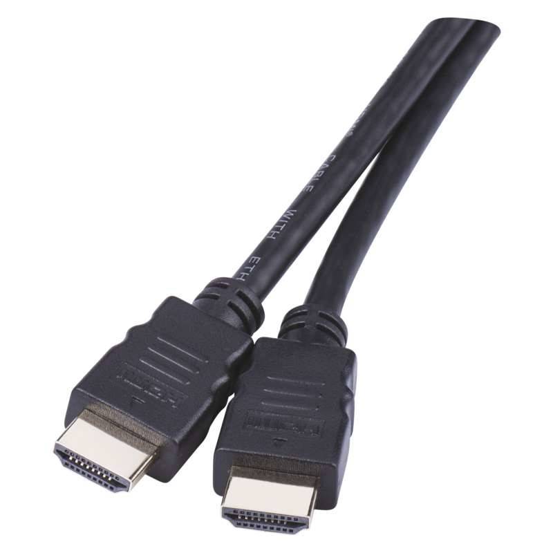 Kábel EMOS HDMI/HDMI 2.0, 1,5m s ethernetom (2333102010) čierny