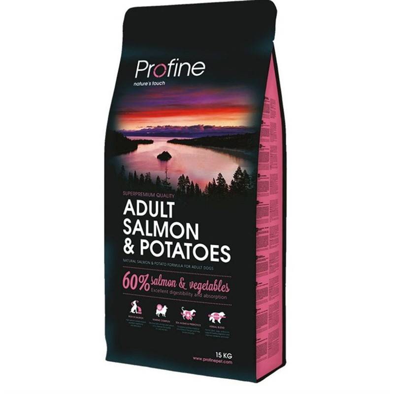 Obrázok Profine NEW Dog Adult Salmon & Potatoes 15 kg 5+1 zadarmo do vypredanie