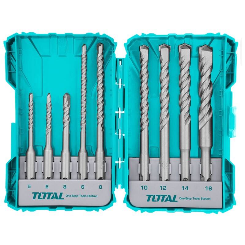 Obrázok Total tools TACSDL30901 9 ks, SDS Plus