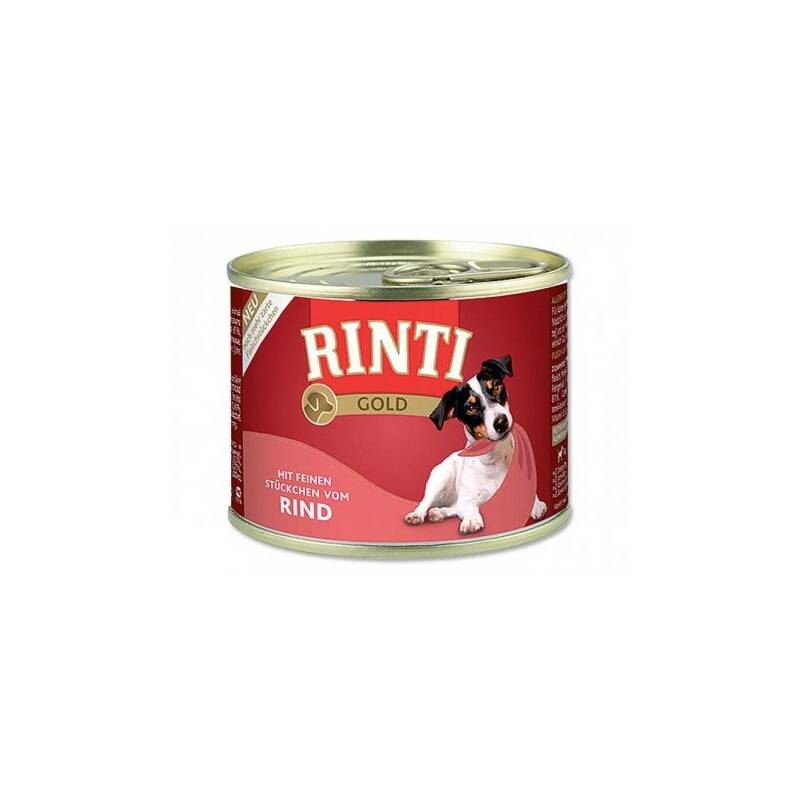 Obrázok Rinti Dog Gold konzerva hovězí 185g