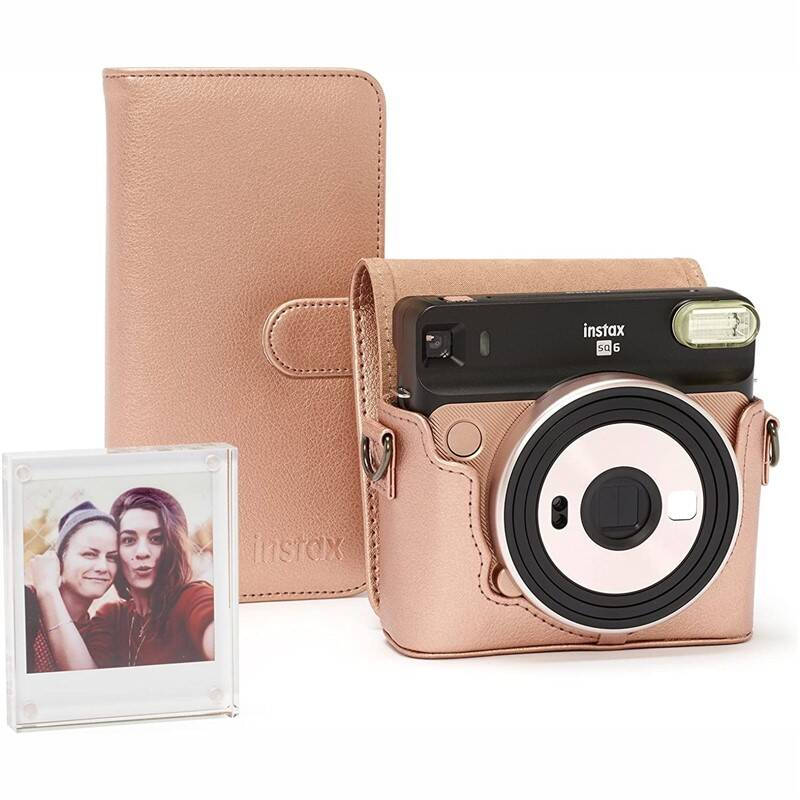 Obrázok Fujifilm Instax Square SQ6 bílý + sada příslušenství + fotopapír 10ks + LED světlo (70100149239)