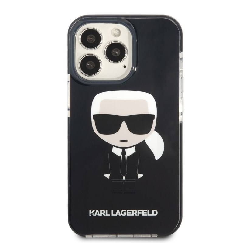 Obrázok Karl Lagerfeld TPE Full Body Ikonik Kryt pro iPhone 13 Pro Black