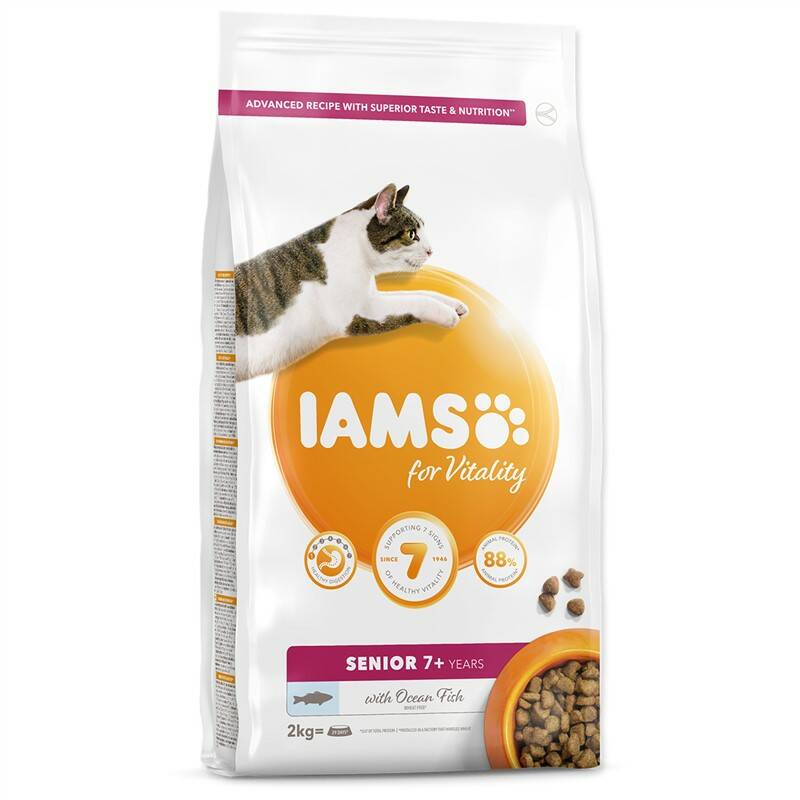 Obrázok Iams Cat Senior Ocean fish 2kg