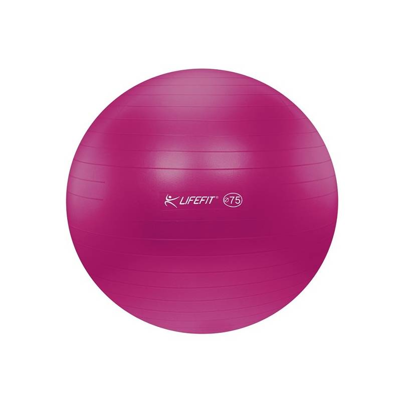 Obrázok Gymnastický míč LIFEFIT ANTI-BURST 75 cm, bordó