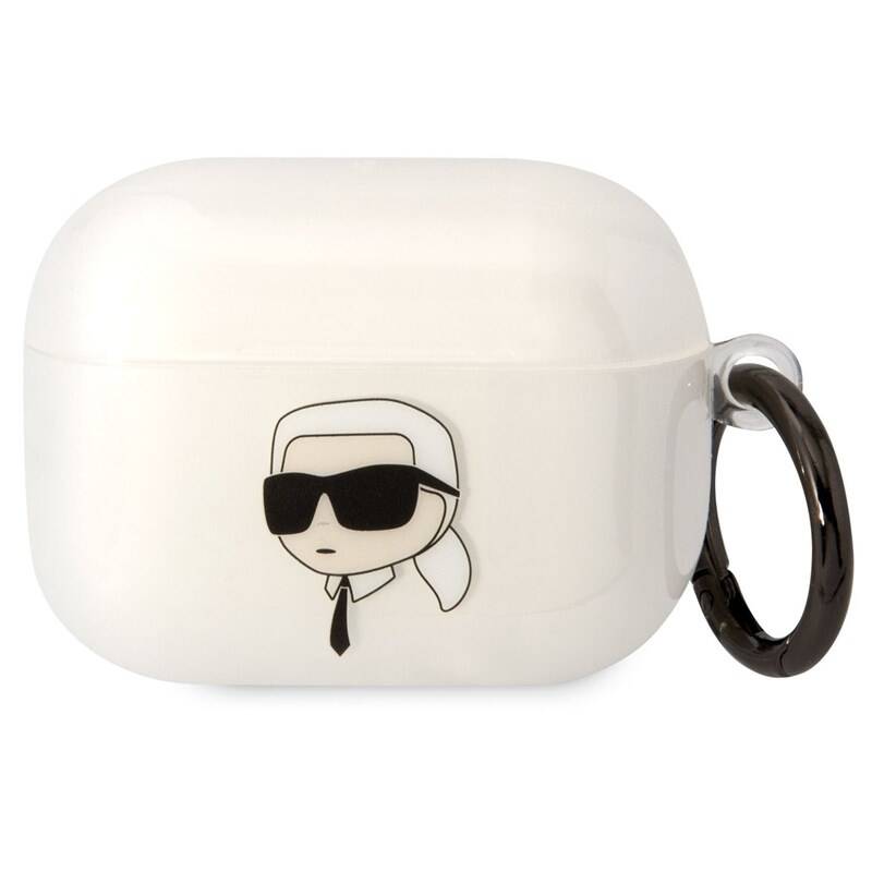 Obrázok Karl Lagerfeld 3D Logo NFT Karl Head na Airpods Pro (KLAPHNIKTCT) biele