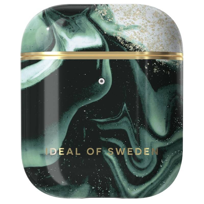 Obrázok iDeal Of Sweden pro Apple Airpods 1/2 - Golden Olive Marble (IDFAPCAW21-320)