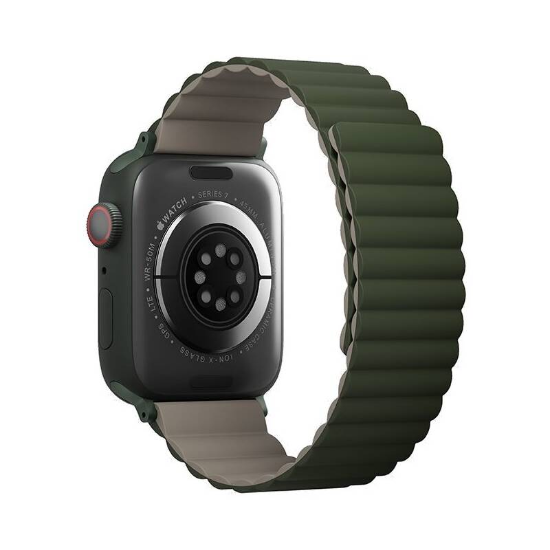 Obrázok Uniq Revix Reversible na Apple Watch 38/40/41mm (UNIQ-41MM-REVGRNTPE) zelený/béžový