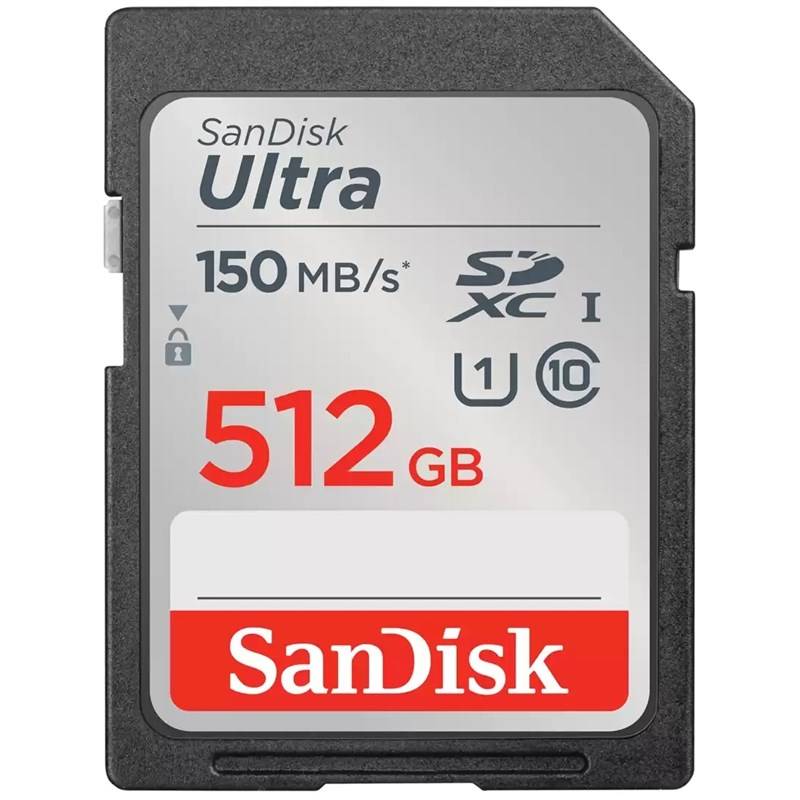 Obrázok Pamäťová karta Sandisk Ultra 512 GB SDXC Memory Card 150 MB/s