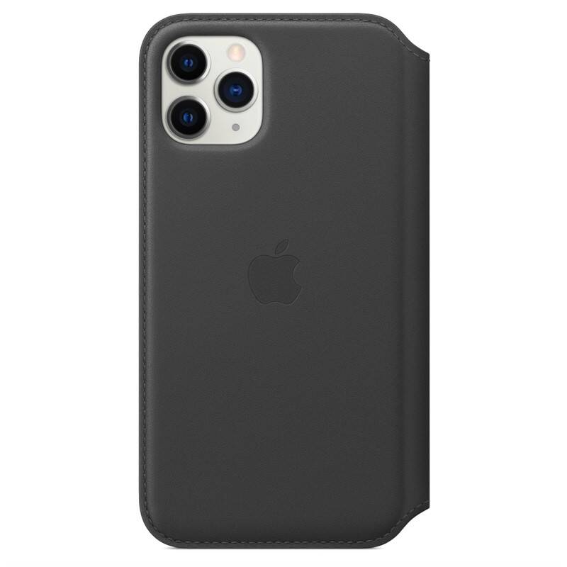 Obrázok Apple iPhone 11 Pro Kožené puzdro Folio čierne (MX062ZM/A)