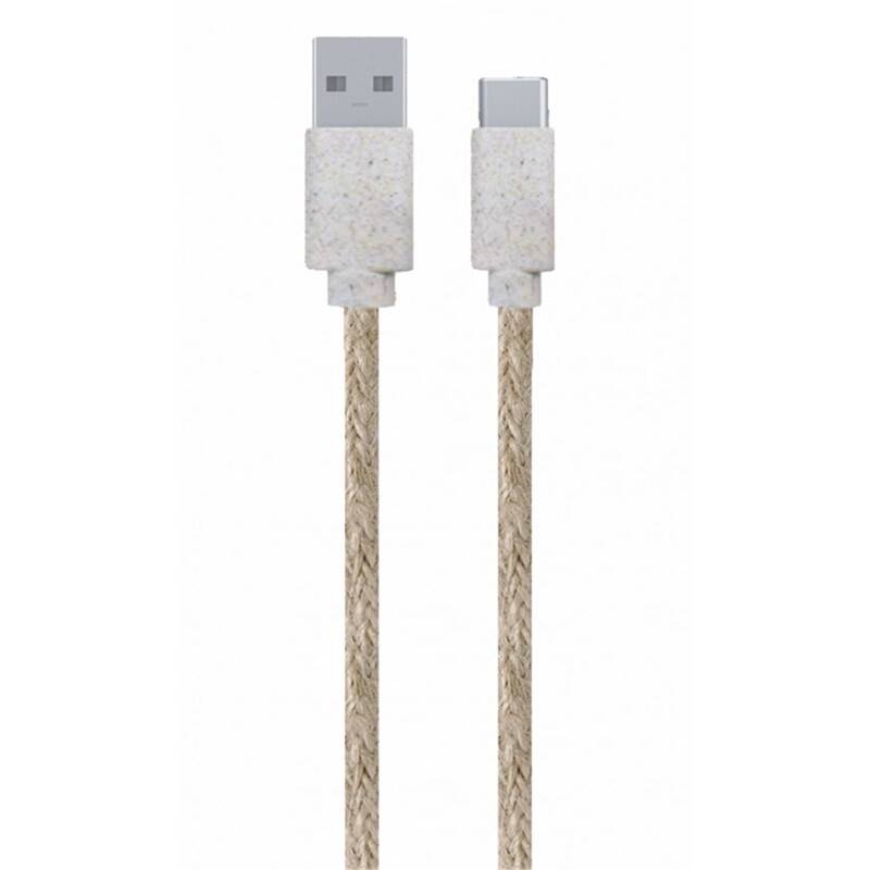 Obrázok WG USB/USB-C, konopný, 2m (9970) béžový