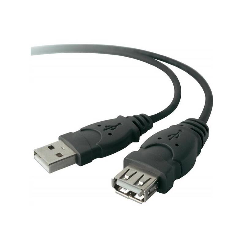 Kábel Belkin USB, 1,8m, predlžovací (F3U134b06) čierny