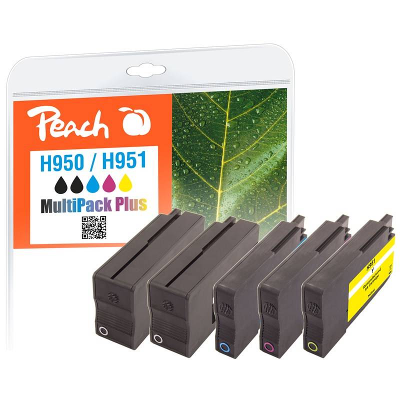 Obrázok Peach | PEACH Kompatibilný cartridge HP No. 950/951, PEA, Multi-Pack-Plus (PI300-702)