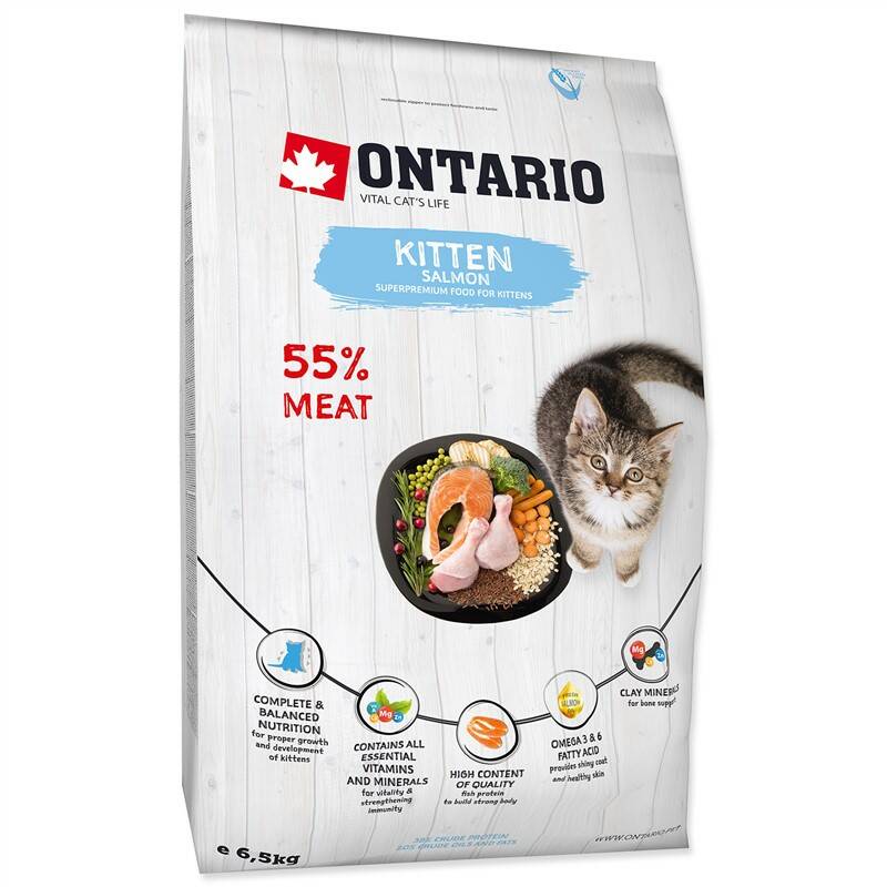 Obrázok Ontario Kitten Salmon 6,5kg