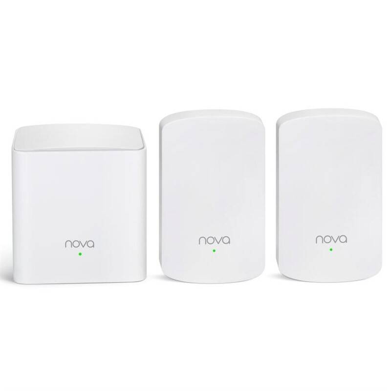 Router Tenda Nova MW5 WiFi Mesh (3-pack) + ZDARMA sledování TV na 3 měsíce biely