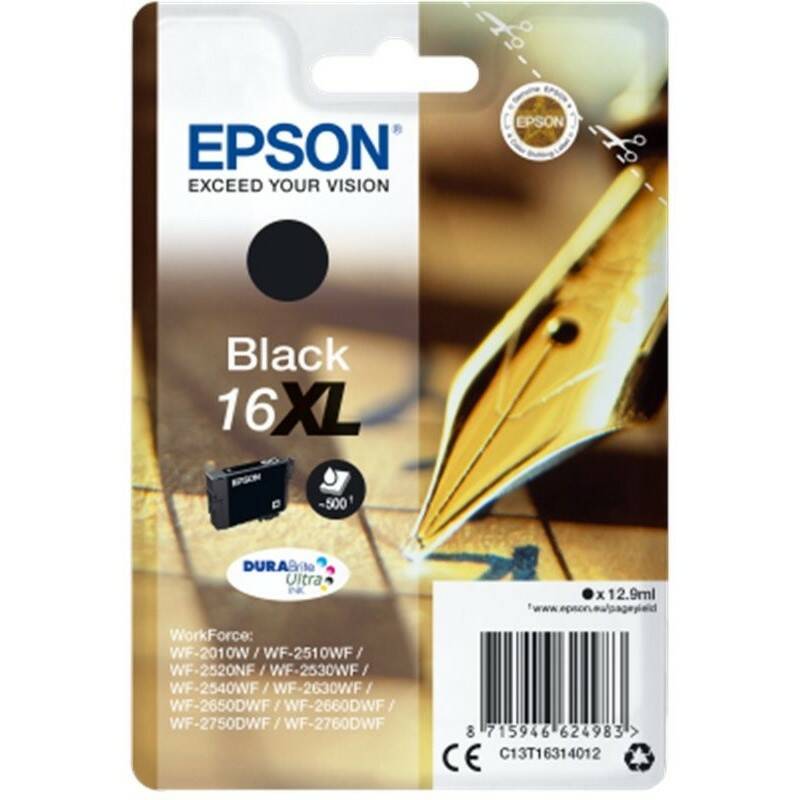 Obrázok Epson Singlepack Black 16XL DURABrite Ultra Ink (C13T16314012)