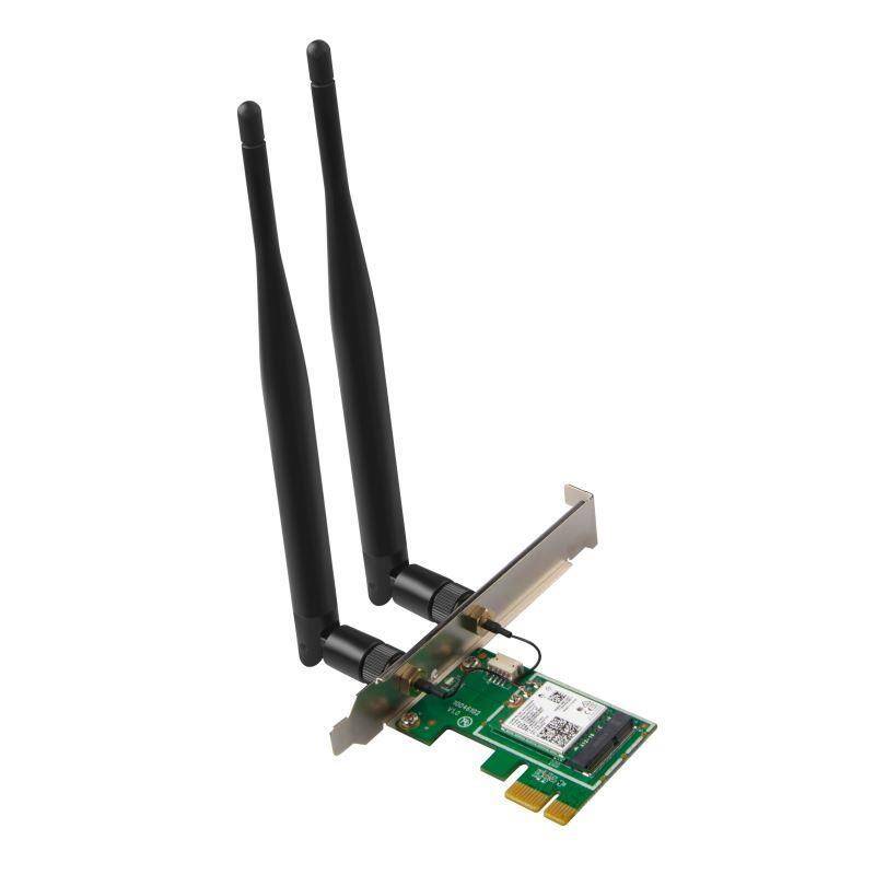 Obrázok Tenda E30 Wireless AX PCI Express Adapter AX3000, Wi-Fi 6, Bluetooth 5.0, WPA3, 2x 5 dBi, Win10 E30