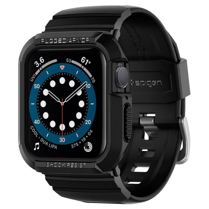 Obrázok Spigen Rugged Armor Pro Black Apple Watch 5/4 40 mm (ACS00546)