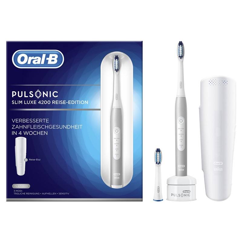 Obrázok Oral-B Pulsonic SLIM LUXE 4200 Platinum Travel Edition (4210201198598)