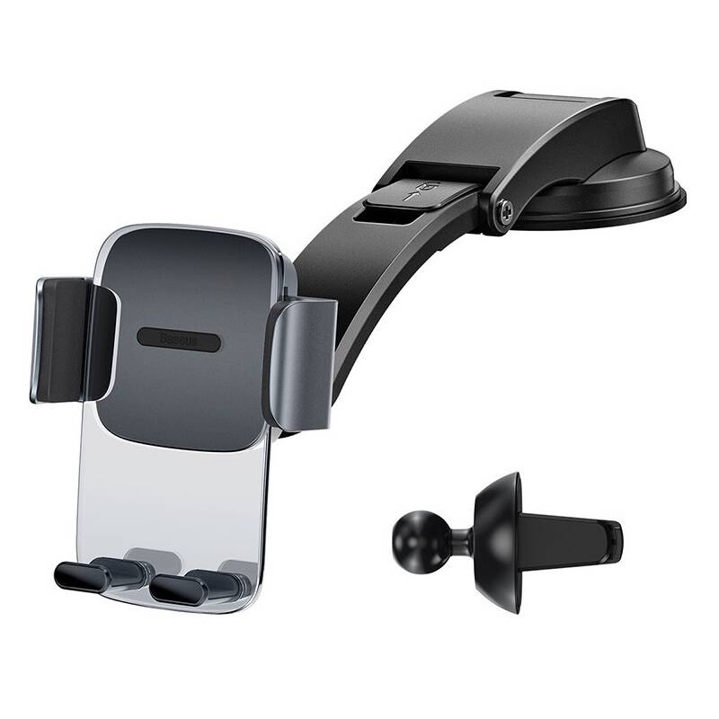 Obrázok Baseus Easy Control Clamp Car Mount Holder Black (SUYK000001)