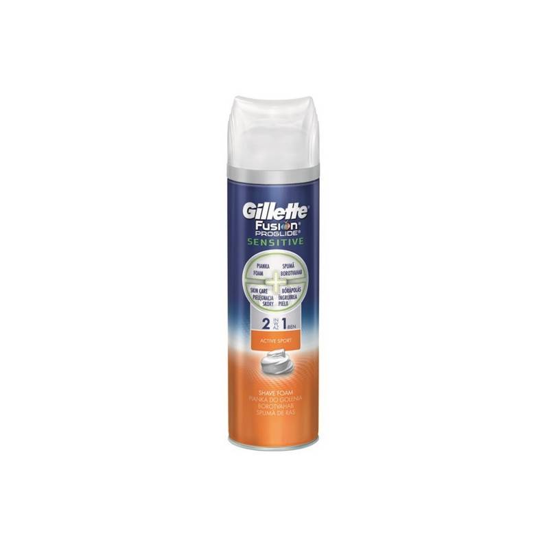 Obrázok Gillette Fusion ProGlide Sensitive Active Sport 250 ml (7702018360451)