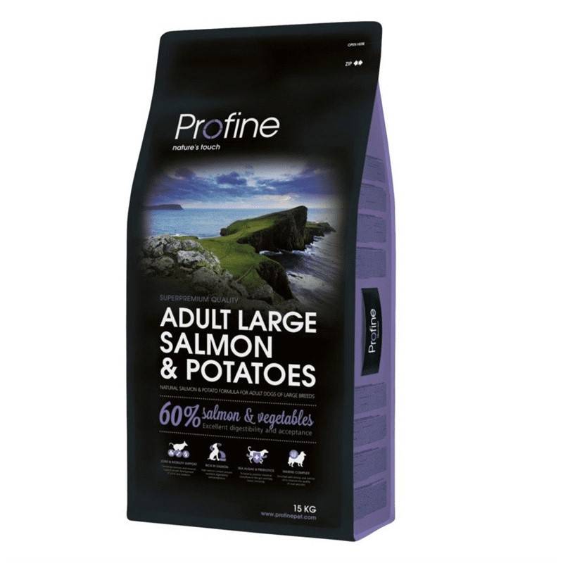 Obrázok Profine NEW Dog Adult Large Salmon & Potatoes 15 kg 5+1 zadarmo do vypredanie