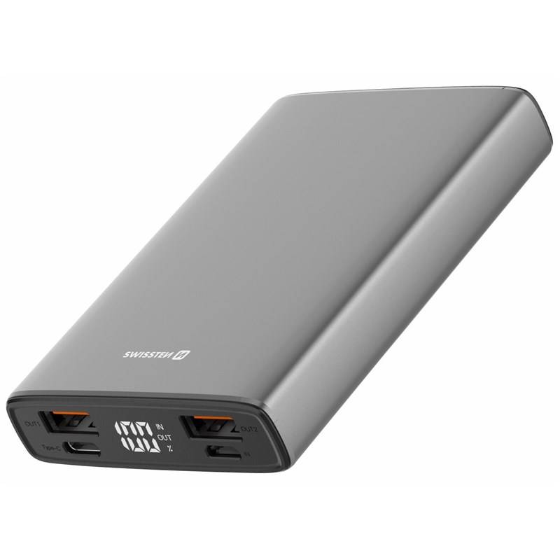 Obrázok Swissten Aluminium 10000 mAh 20W (22013915) sivá