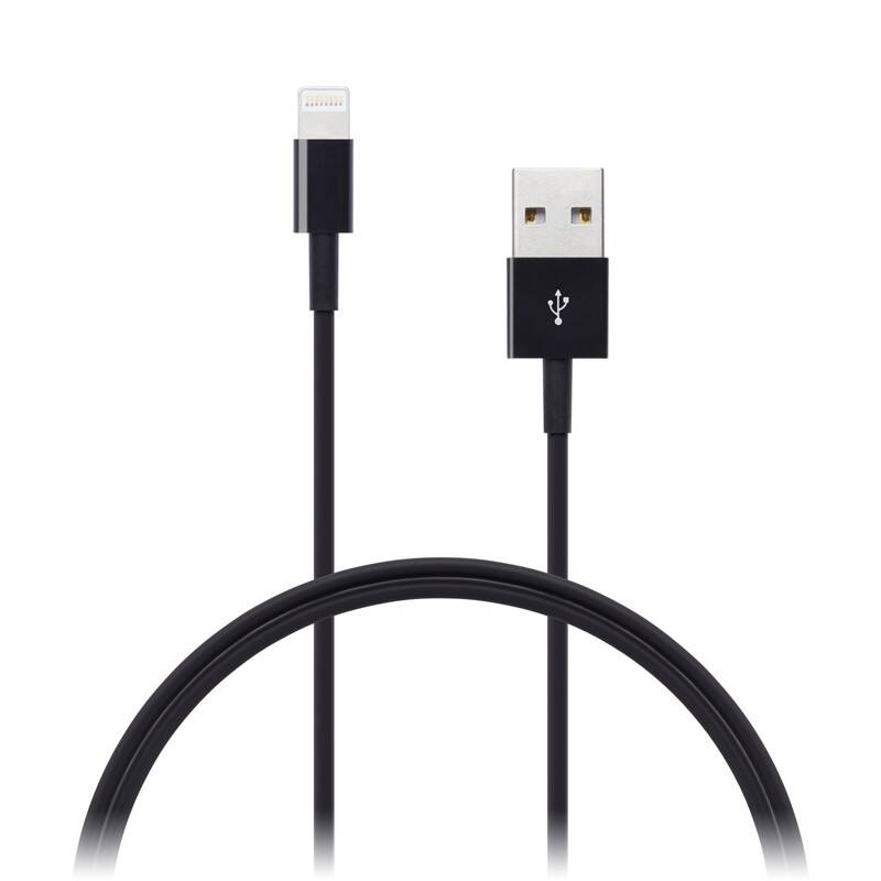 Kábel Connect IT USB/Lightning, 1m (CI-415) čierny