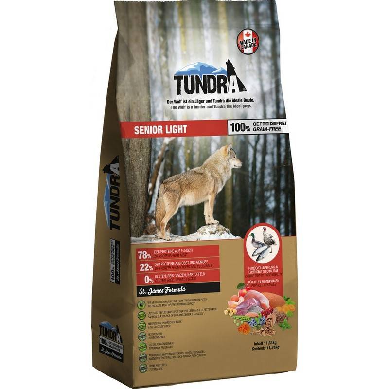 Obrázok Tundra Dog Senior/Light St. James Formula 11,34 kg