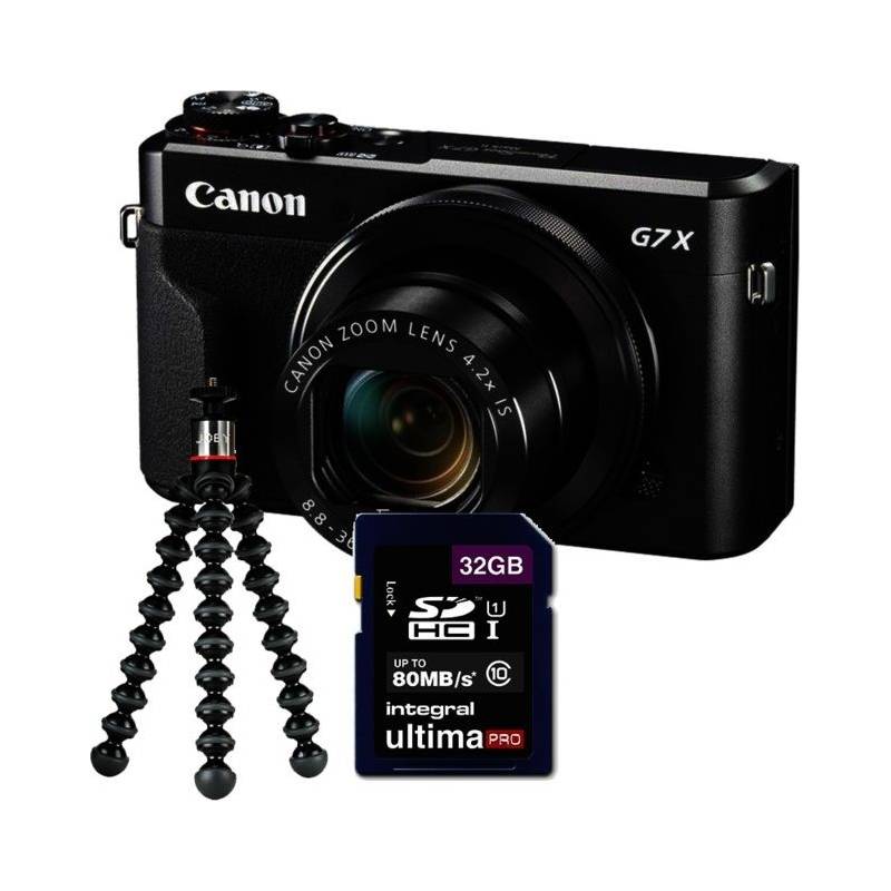 Obrázok Canon PowerShot G7X Mark II Vlogger Kit (1066C037) čierny