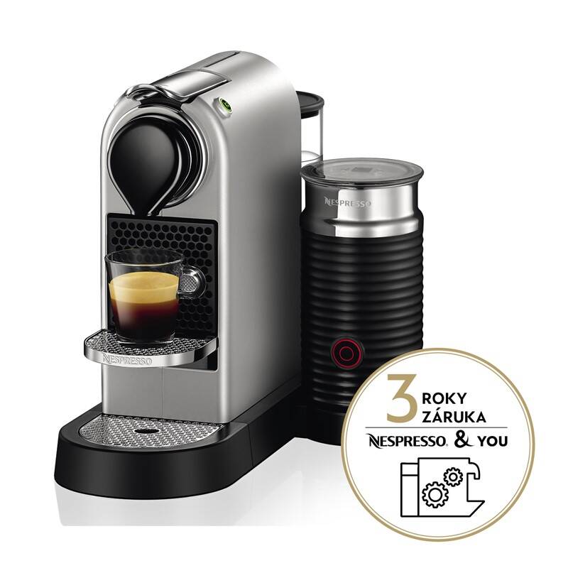 Obrázok NESPRESSO Krups Citiz & Milk Silver XN761B10