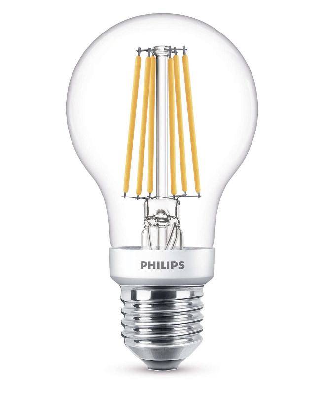 Obrázok Philips LED Classic SceneSwitch Filament 60W, E27, 2700-2500-2200K, čirá (929001383817)