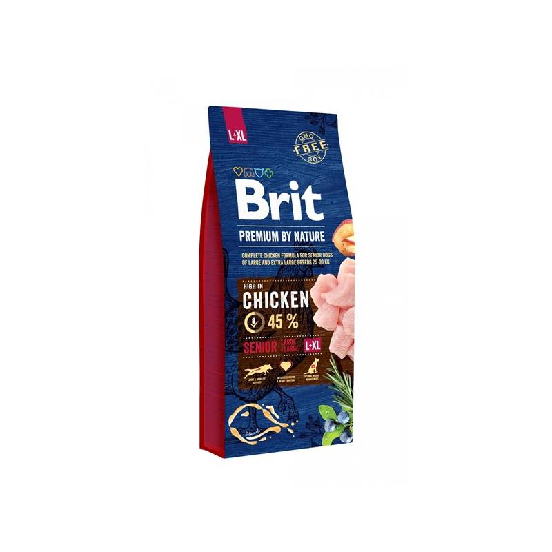 Obrázok Brit Premium Dog by Nature Senior L+XL 15kg