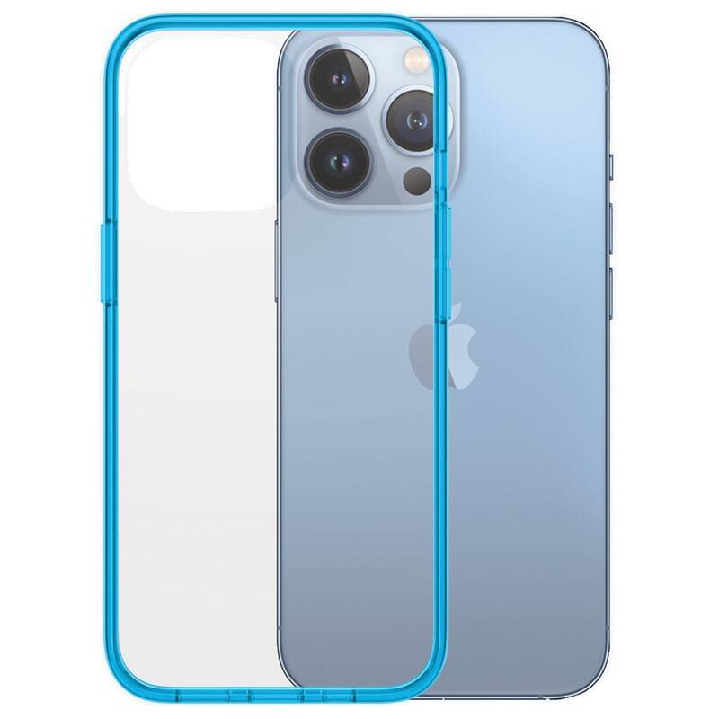 Kryt na mobil PanzerGlass ClearCaseColor na Apple iPhone 13 Pro (0336) modrý/priehľadný