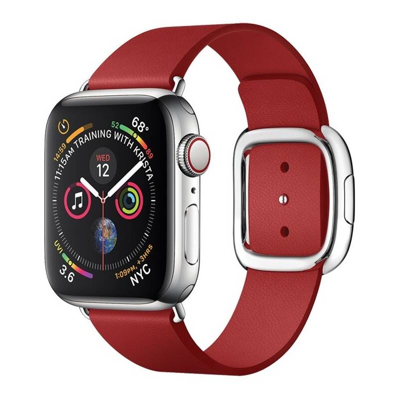 Obrázok COTEetCI kožený magnetický remienok Nobleman pre Apple Watch 42/44 mm červený (WH5201-RD)