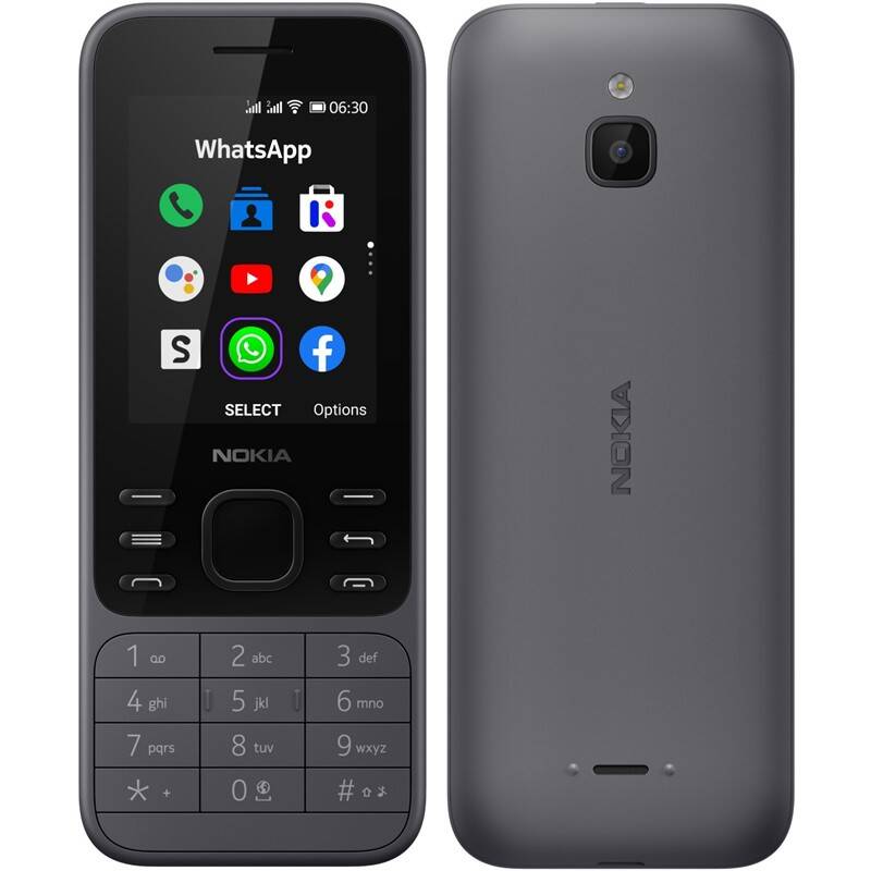 Mobilný telefón Nokia 6300 4G (16LIOB01A02) sivý