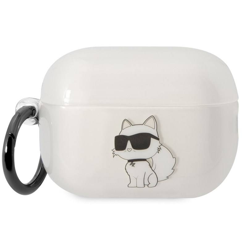 Obrázok Karl Lagerfeld 3D Logo NFT Choupette na Airpods Pro 2 (KLAP2HNCHTCT) biele