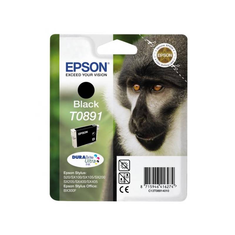 Obrázok Atrament Epson T0891 černý