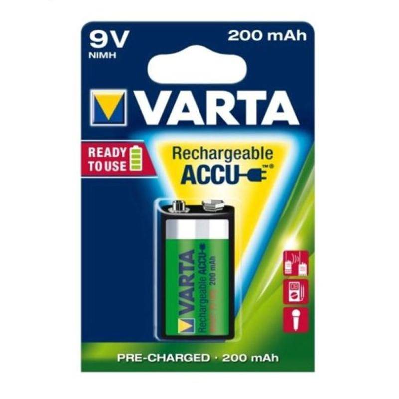 Obrázok Varta Rechargeable Accu, 9V, 200 mAh