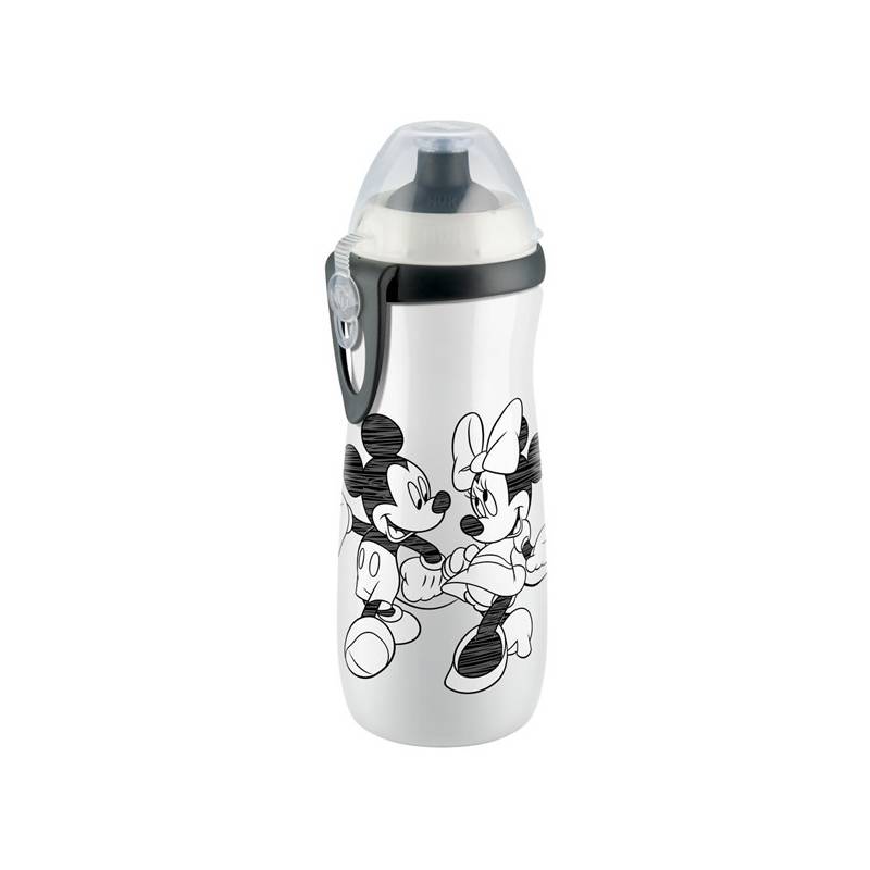 Obrázok NUK fľaša Sports Cup, 450 ml - Mickey, biela (4008600203698)