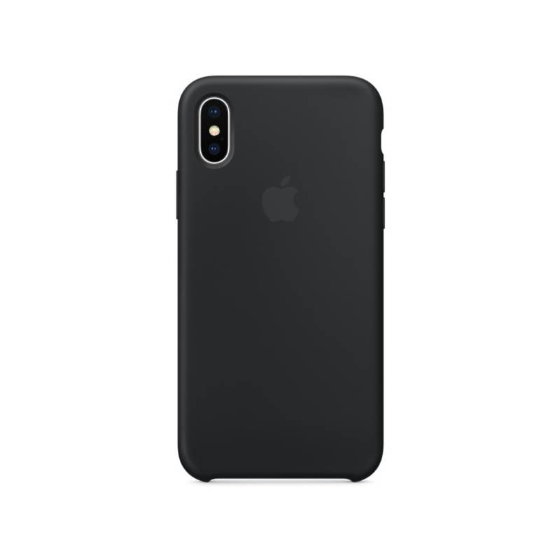 Obrázok iPhone X Silikonový kryt černý (MQT12ZM/A)