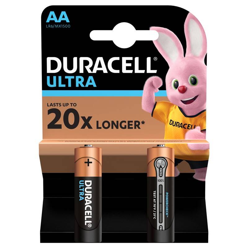 Obrázok Duracell Ultra AA, LR06, blistr 2ks