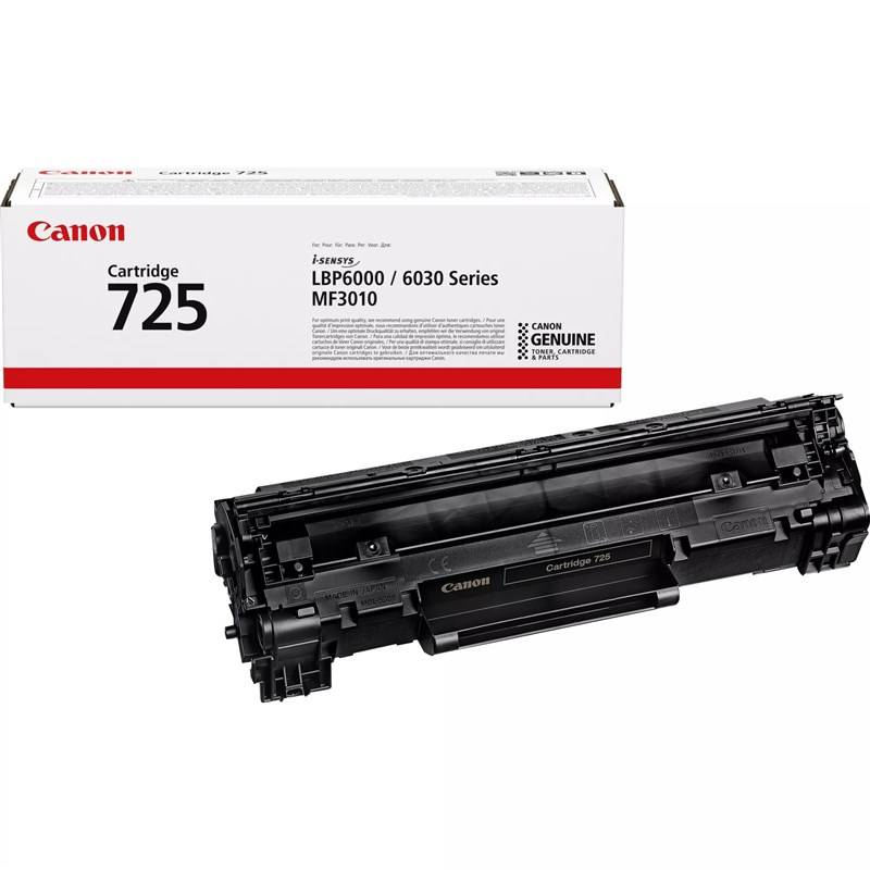 Toner Canon CRG-725, 1600 strán, originálny (3484B002) čierny