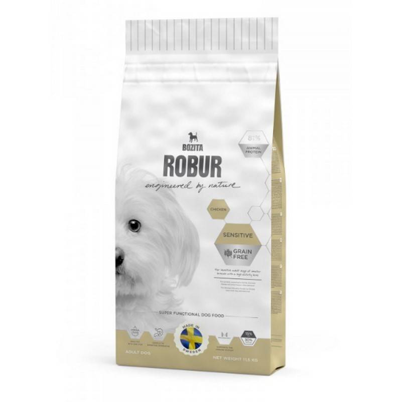 Obrázok Bozita Robur DOG Sensitive Grain Free Chicken 30/15  1,25 kg