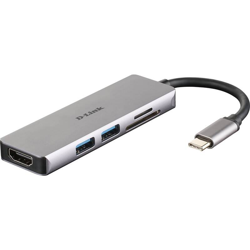 USB Hub D-Link USB-C/HDMI, 2x USB 3.0, SD, Micro SD (DUB-M530)