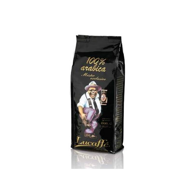 Obrázok Lucaffé Mr.Exclusive 100 % Arabica, 1000 g, zrnková (Lucaffe 100% ARABICA Mr Exclusive)